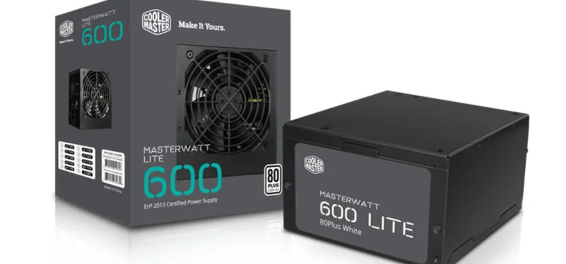 Cooler Master MasterWatt Lite, fuente de bajo precio con certificado 80 Plus