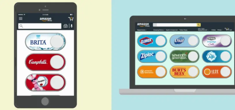 Amazon incorpora botones Dash virtuales a su web