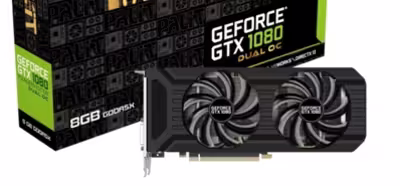 Palit presenta un modelo básico de GTX 1080 de doble ventilador