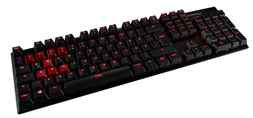 Kingston añade modelos Cherry MX marrones y rojos al teclado HyperX Alloy FPS