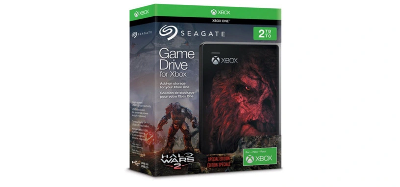 Seagate presenta un disco duro edición especial 'Halo Wars 2' para la Xbox One