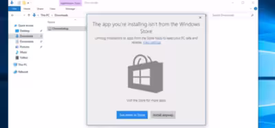 Windows 10 permitirá bloquear la instalación de aplicaciones de escritorio