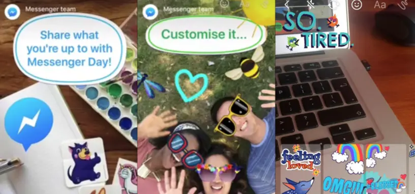 'Messenger Day', el clon de Snapchat para Facebook, comienza su despliegue