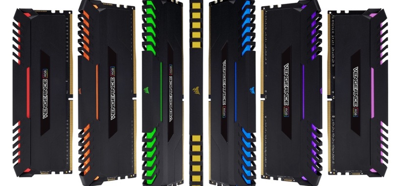 Corsair añade iluminación RGB a sus módulos de memoria Vengeance