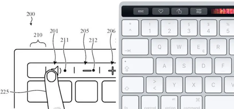 Apple solicita la patente de un teclado inalámbrico con Touch Bar y Touch ID integrados
