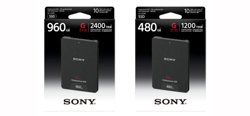 Sony presenta unos SSD de hasta 2400 TB de durabilidad para videocámaras 4K