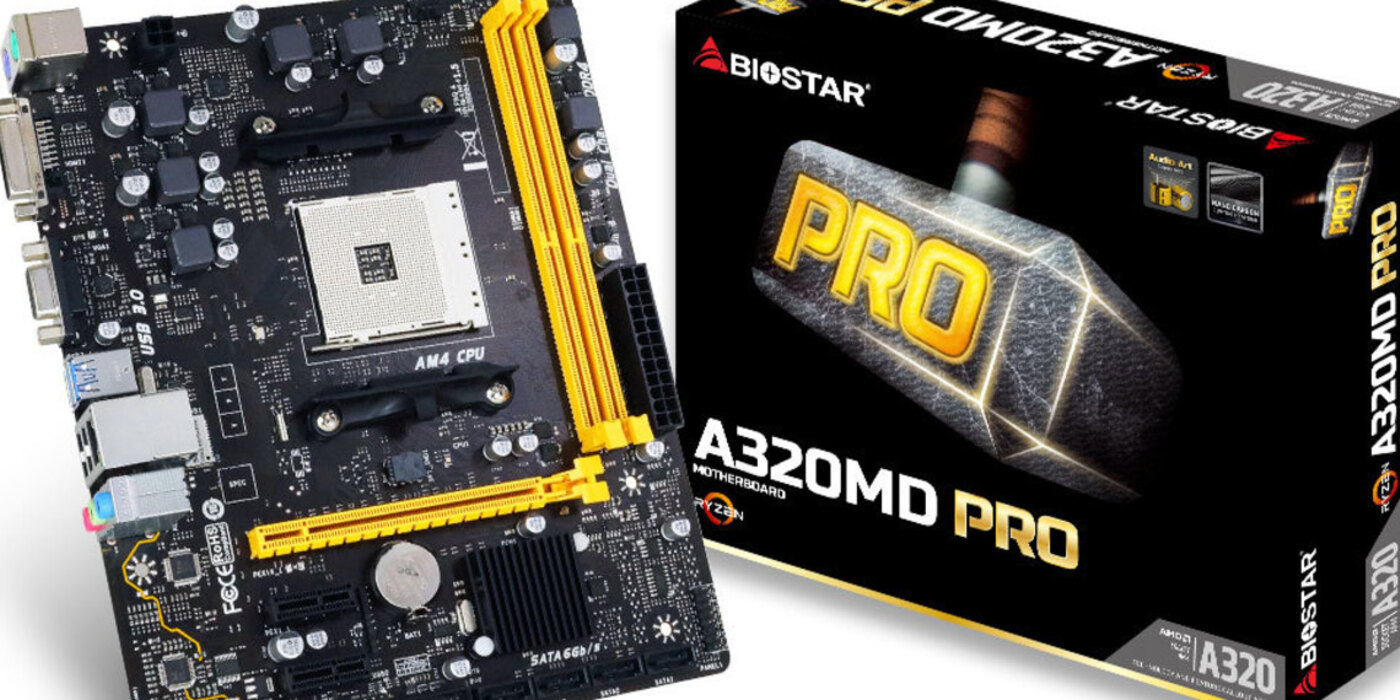 BIOSTAR presenta dos placas base con el chipset A320 Geektopia