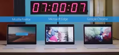 Microsoft vuelve a insistir en que usando Edge se consigue más autonomía que con Chrome