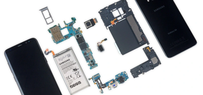 iFixit desmonta el Galaxy S8, le da un 4 sobre 10 de reparabilidad