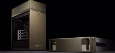 El servidor DGX-1 de Nvidia cuesta 149 000 $, incluye 8 Tesla V100, y tiene un hermano menor
