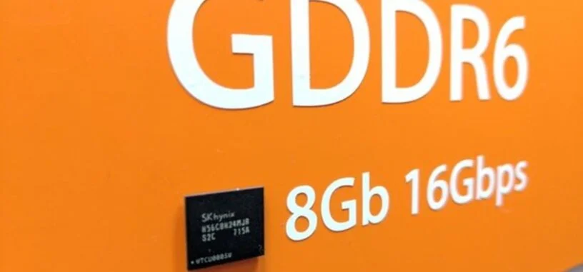 La memoria GDDR6 de SK Hynix llegará inicialmente a los 14 Gbps