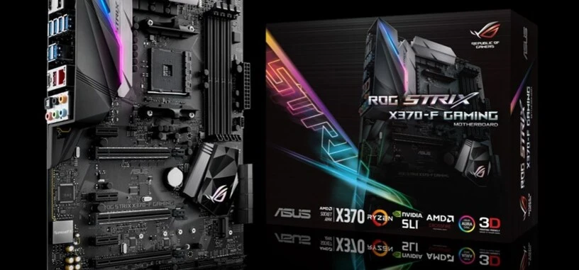 Asus presenta la placa base ROG Strix X370-F Gaming
