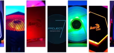 Aerocool muestra su gama Project 7 de componentes con iluminación RGB
