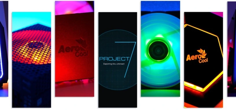 Aerocool muestra su gama Project 7 de componentes con iluminación RGB
