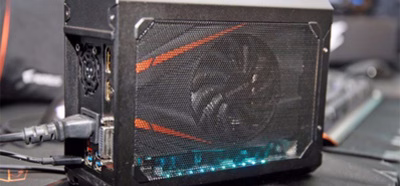 Gigabyte muestra el adaptador de gráfica externa GTX 1070 Gaming Box
