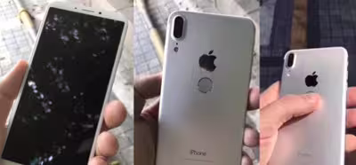 Estas imágenes mostrarían el iPhone 8 con un lector de huellas trasero