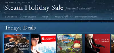 Steam extiende las rebajas navideñas hasta el próximo lunes