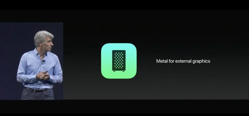 macOS High Sierra será compatible con las eGPU y añade Metal 2, nueva API de bajo nivel