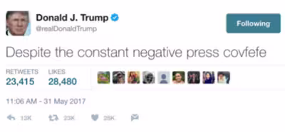 Un congresista estadounidense quiere convertir COVFEFE en ley