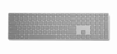 Microsoft presenta un teclado Bluetooth con lector de huellas integrado