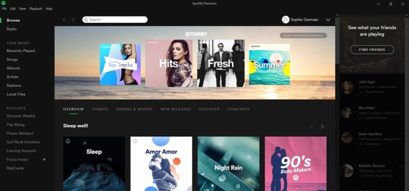 Spotify llega a la Windows Store como aplicación universal