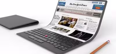 Lenovo muestra su concepto de portátil con pantalla plegable