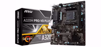 MSI presenta las placas base A320M Pro-VD Plus y B350M Pro-VD Plus para los Ryzen