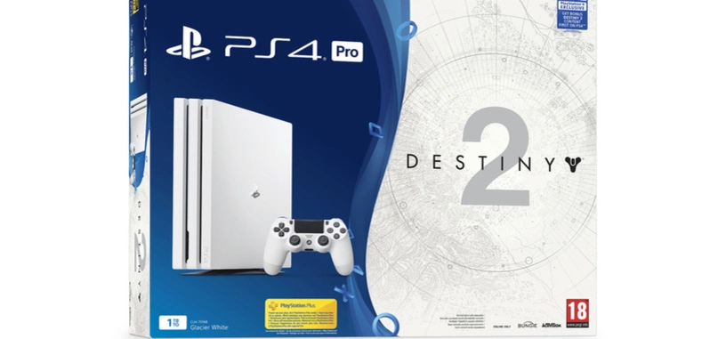 La PlayStation 4 Pro en color blanco llega en un lote junto a 'Destiny 2'