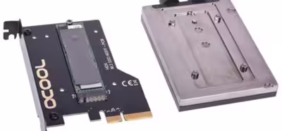 Alphacool presenta dos nuevas refrigeraciones para SSD, una pasiva y otra líquida