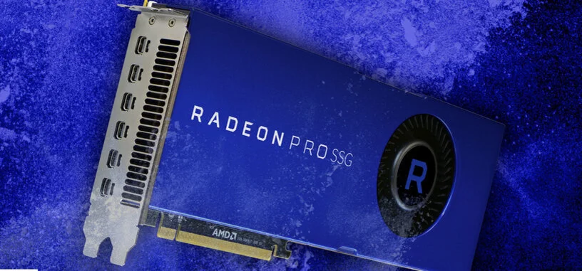 Radeon Pro SSG es una tarjeta gráfica Vega con un SSD de 2 TB incluido