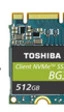 Toshiba presenta su pequeño SSD de 512 GB, de bajo consumo y tipo M.2 PCIe