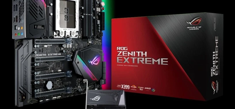 Asus pone a la venta la placa base ROG Zenith Extreme para procesadores Threadripper