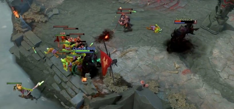 La inteligencia artificial de OpenAI derrota a los mejores jugadores de 'Dota 2' en 1c1