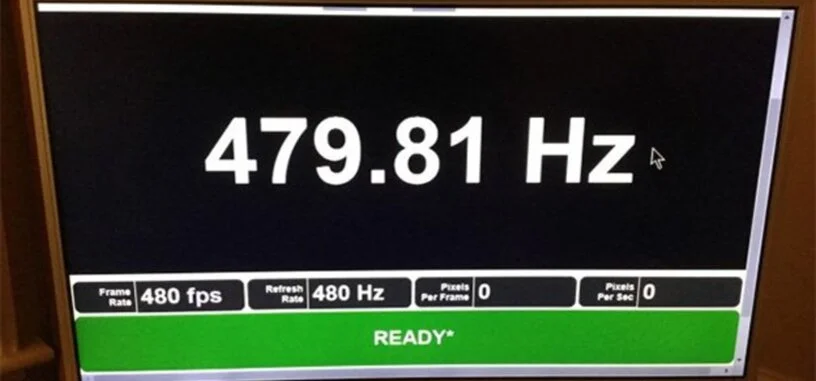 El primer prototipo de monitor comercial de 480 Hz está de camino
