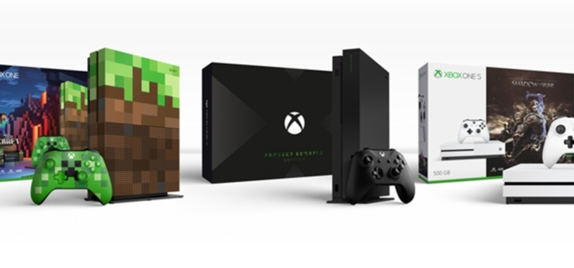 Microsoft da comienzo a la precompra de la Xbox One X y anuncia otras ediciones especiales