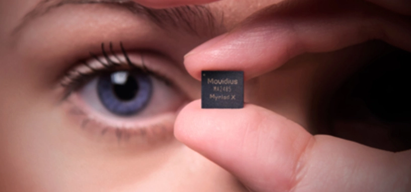 El pequeño chip Myriad X de Intel es una VPU para inteligencia artificial