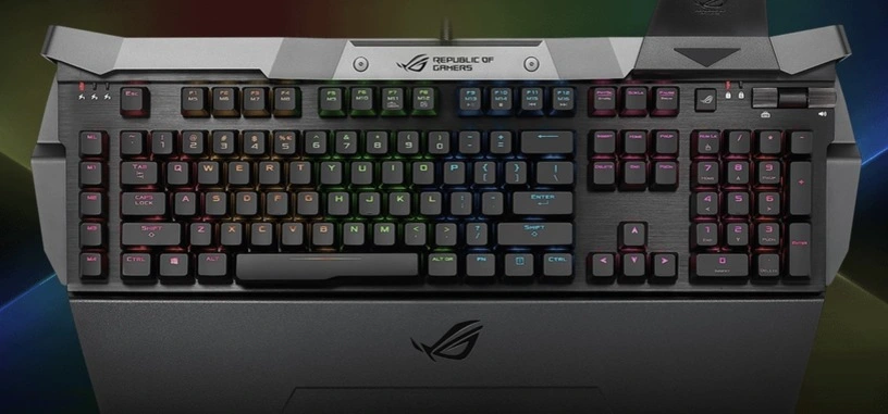 ASUS añade iluminación RGB a su teclado mecánico ROG Horus GK2000