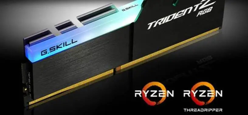 G.Skill presenta kits de memoria Trident Z RGB totalmente compatibles con Ryzen