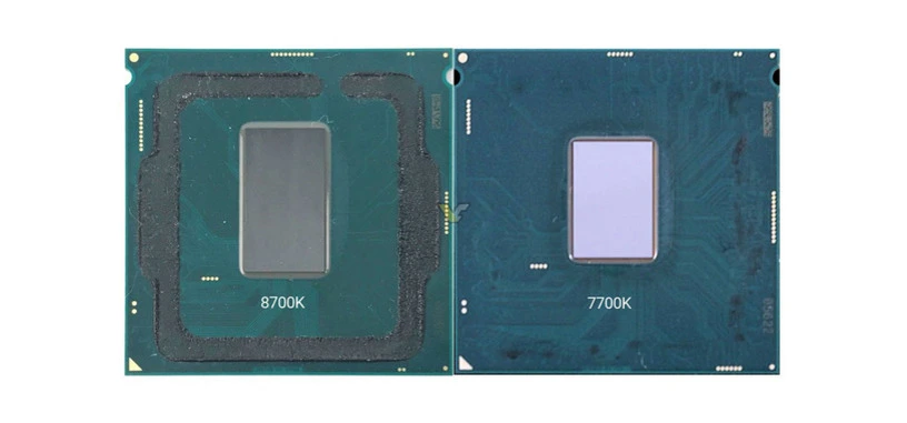 Destapan un Core i7-8700K para mostrar su interior