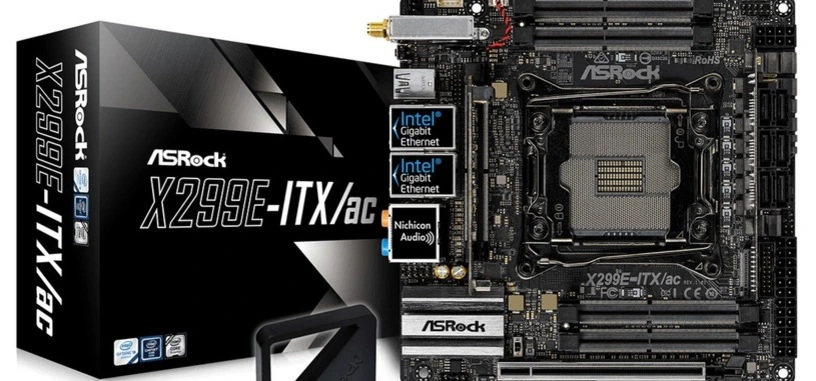 ASRock presenta la placa base X299E-ITX/ac, primera mini-ITX para procesadores Core X