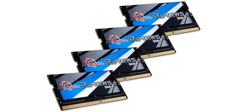G.Skill presenta su memoria Ripjaws DDR4 de hasta 3800 MHz de tipo SO-DIMM