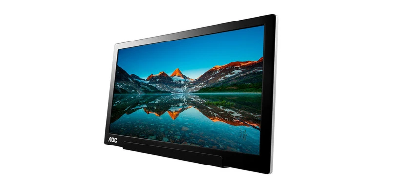 AOC pone a la venta el monitor portátil I1601FWUX con conector USB tipo C