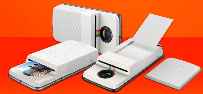 El nuevo Moto Mod es una impresora de fotos de Polaroid para teléfonos de Motorola
