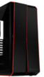 La caja RL07 de Silverstone aporta un diseño asimétrico con ventana de cristal e iluminación