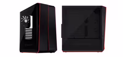 La caja RL07 de Silverstone aporta un diseño asimétrico con ventana de cristal e iluminación