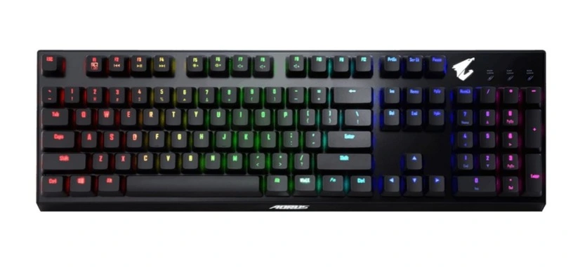Gigabyte añade interruptores ópticos e iluminación RGB al teclado AORUS K9 Optical