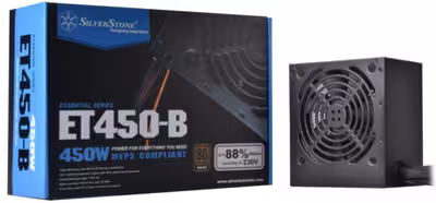 SilverStone añade un modelo de 450 W a su gama básica de fuentes 80 PLUS Bronze
