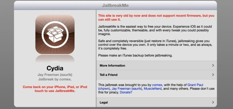Los repositorios para dispositivos iOS con 'jailbreak' siguen cerrando por falta de interés en ellos