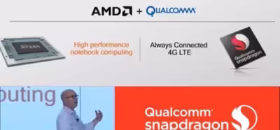 AMD y Qualcomm se unen para crear portátiles siempre conectados de alto rendimiento