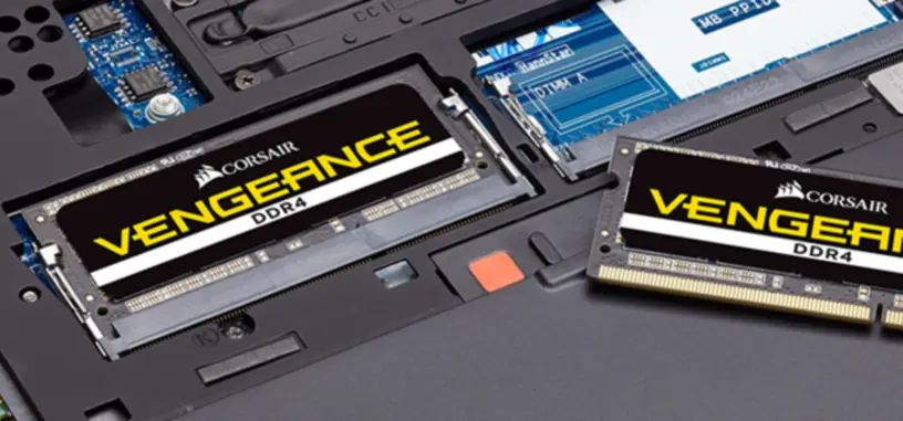 Corsair presenta un kit de 32 GB de memoria DDR4 SO-DIMM, «el más rápido del mundo»